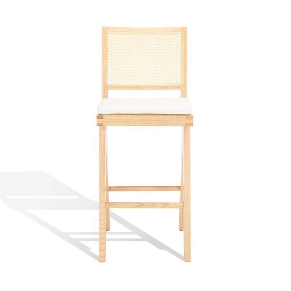 Safavieh - Couture - Colette Rattan Barstool - Natural - SFV4134B veiw 2