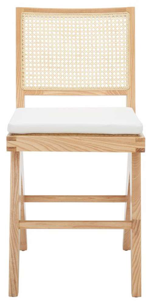 Safavieh - Couture - Colette Rattan Counter Stool - Natural - SFV4133B veiw 1