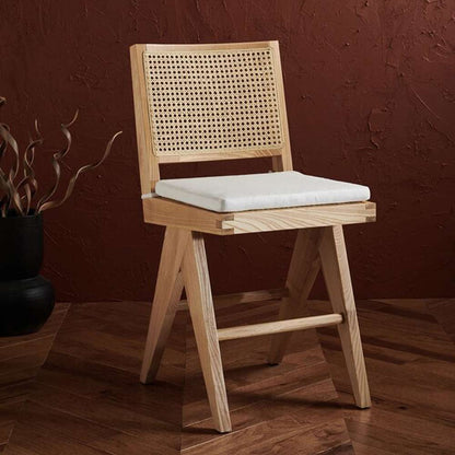 Safavieh - Couture - Colette Rattan Counter Stool - Natural - SFV4133B veiw 3