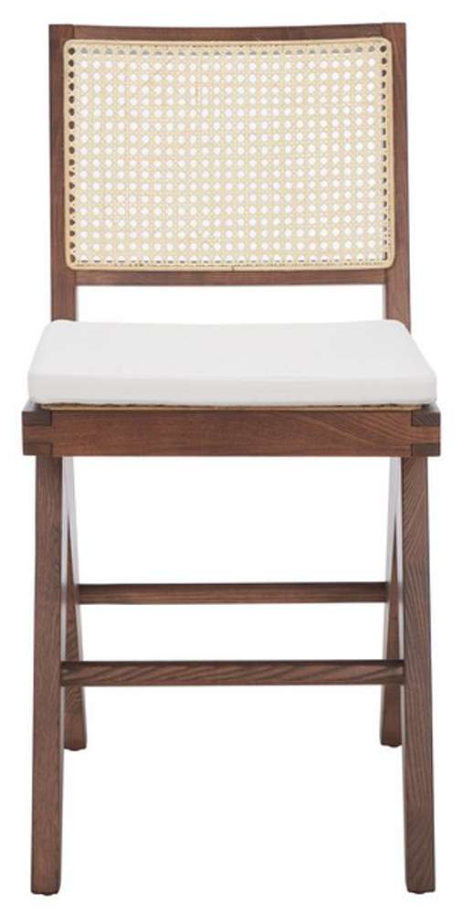 Safavieh - Couture - Colette Rattan Counter Stool - Walnut - Natural - SFV4133D veiw 1