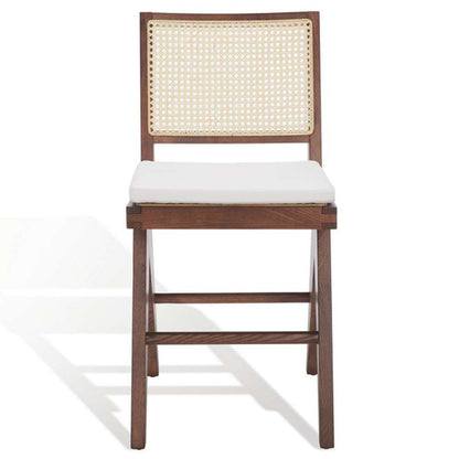 Safavieh - Couture - Colette Rattan Counter Stool - Walnut - Natural - SFV4133D veiw 2