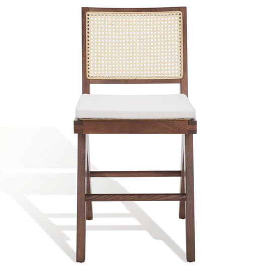Safavieh - Couture - Colette Rattan Counter Stool - Walnut - Natural - SFV4133D veiw 2