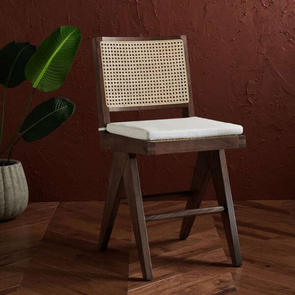 Safavieh - Couture - Colette Rattan Counter Stool - Walnut - Natural - SFV4133D veiw 3