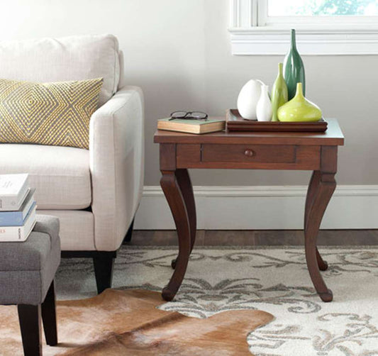 Safavieh - Colman Side Table - Brown - AMH1510A veiw 2