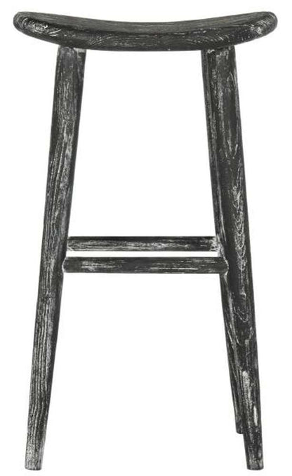 Safavieh - Colton Wood Bar Stool - Black - White - BST1001A veiw 1