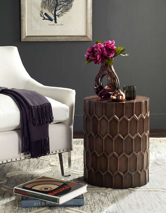 Safavieh - Corey Side Tables - Antique Copper - FOX3238A veiw 2