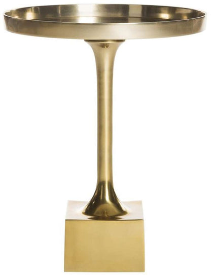 Safavieh - Corvus Round Side Table - Antique Brass - FOX5519A veiw 1