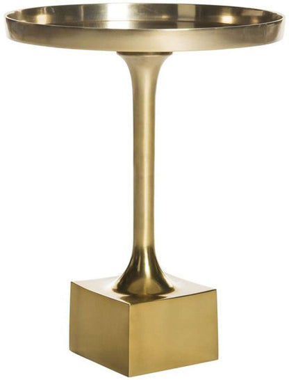 Safavieh - Corvus Round Side Table - Antique Brass - FOX5519A veiw 3
