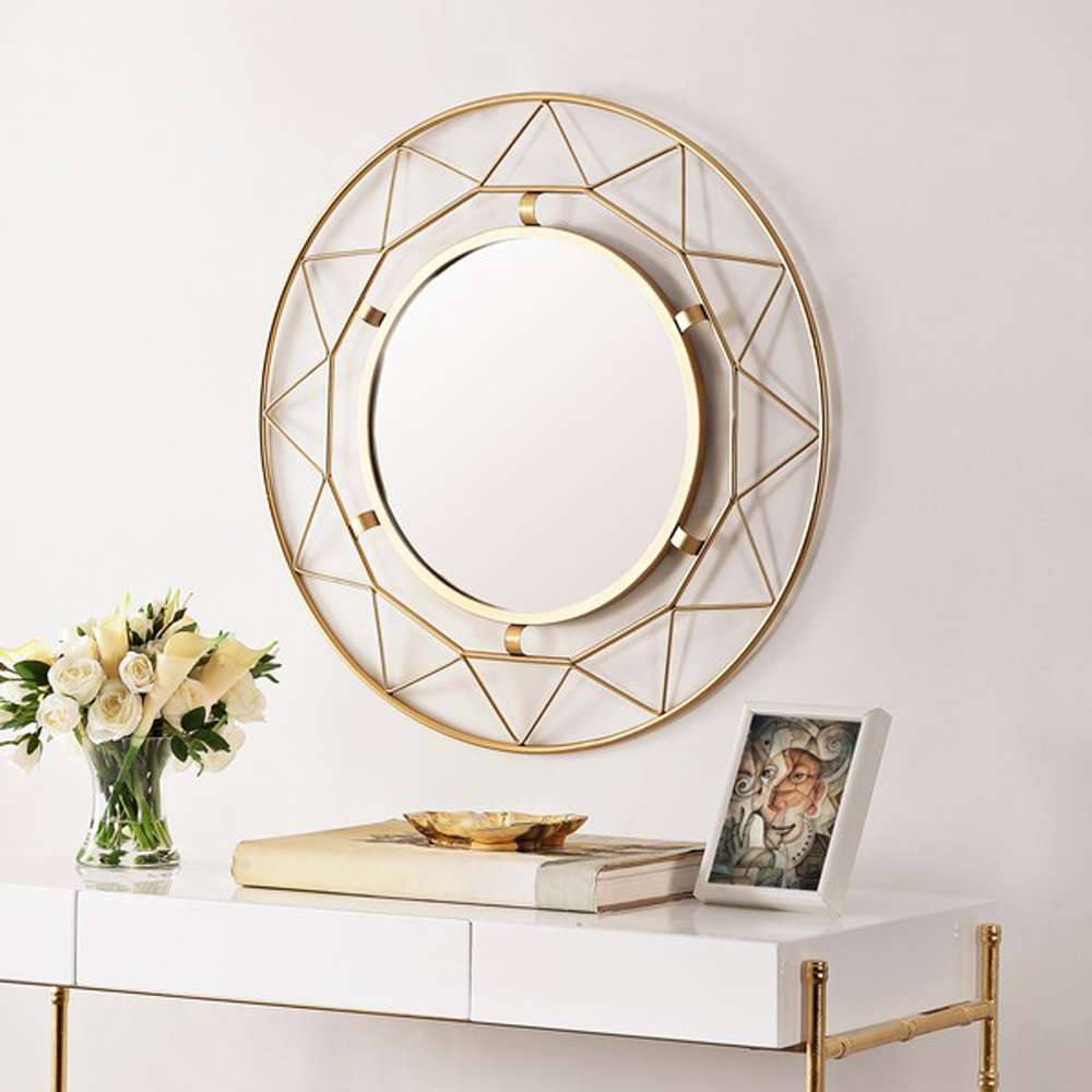 Safavieh - Cosria 30in Mirror - Gold - MRR1053A veiw 2