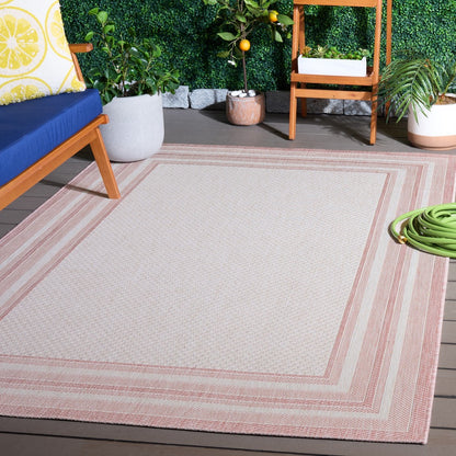 Safavieh - Courtyard 8475-56212 Ivory / Pink - 6.7" X 9.6" - CY8475-56212-6 view 2