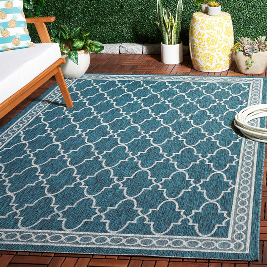 Safavieh - Courtyard 8680-37221 Blue / Grey - 8" X 10" - CY8871-37221-810 view 2