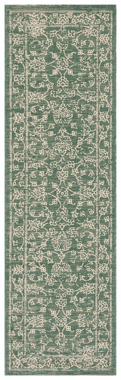 Safavieh - Courtyard Cy6680-32221 D. Green Beige - 2.3" X 6.7" - CY6680-32221-27 view 1