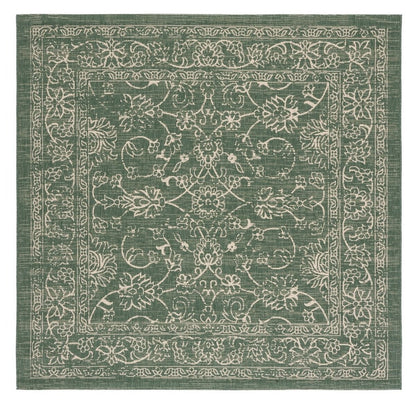 Safavieh - Courtyard Cy6680-32221 D. Green Beige - 4" X 4" - CY6680-32221-4SQ view 1