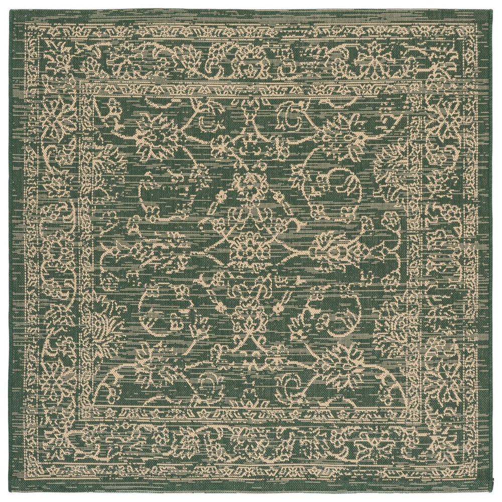 Safavieh - Courtyard Cy6680-32221 D. Green Beige - 5.3" X 5.3" - CY6680-32221-5SQ view 1
