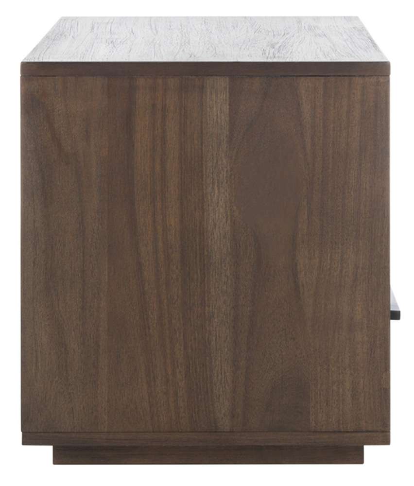 Safavieh - Couture - Poesy 1 Drawer Nightstand - Dark Chocolate - SFV7200A view 3