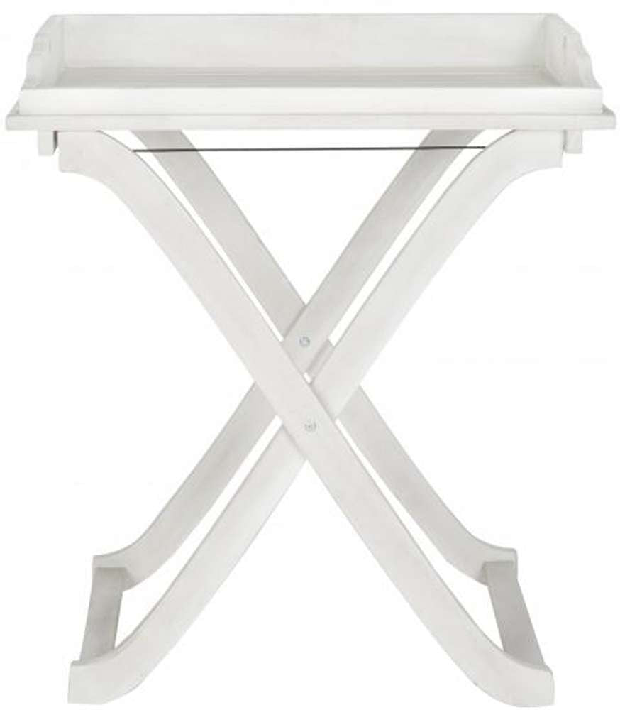 Safavieh - Covina Tray Table - Antique White - PAT6716C veiw 1
