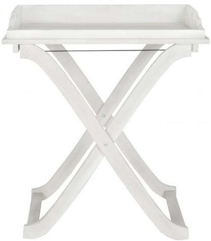 Safavieh - Covina Tray Table - Antique White - PAT6716C veiw 1