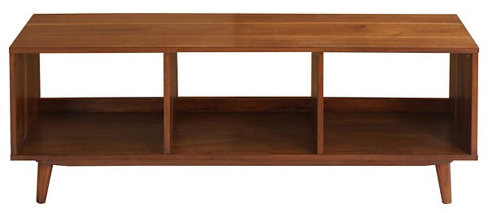Safavieh - Cricket Open Shelf Media Stand - Natural Acacia - MED5002A veiw 1