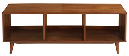 Safavieh - Cricket Open Shelf Media Stand - Natural Acacia - MED5002A veiw 1