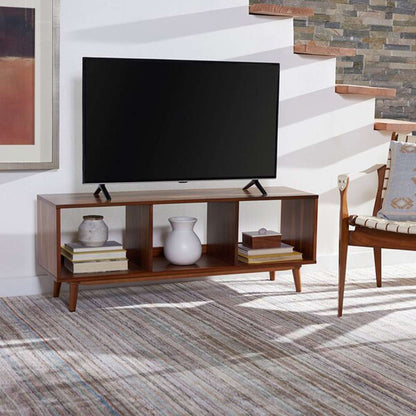 Safavieh - Cricket Open Shelf Media Stand - Natural Acacia - MED5002A veiw 2