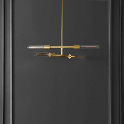 Safavieh - Cronos 4 Lt 32in Pendant - Brass - Clear - PND4180A veiw 1