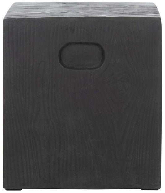 Safavieh - Cube In/Outdoor Accent Stool - Black - VNN1003C veiw 1