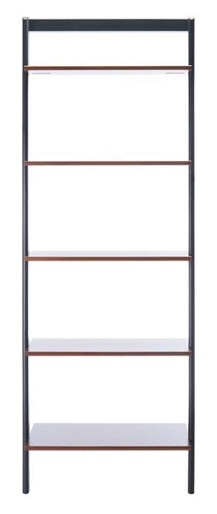 Safavieh - Cullyn 5 Tier Leaning Etagere - Honey Brown - Charcoal - ETG9401A veiw 1
