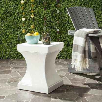 Safavieh - Curby In/Outdoor Accent Stool - Ivory - VNN1002B veiw 2