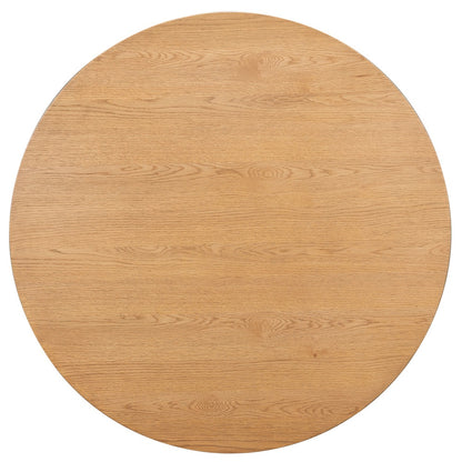Safavieh - Cynthia Round Fluted Coffee Table / Brown Oak - SFV2244A view 5