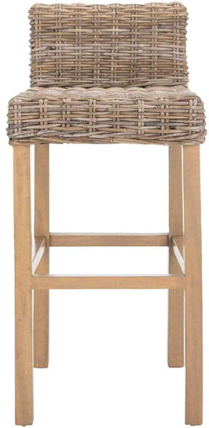 Safavieh - Cypress Barstool - Natural Unfinished - Taupe - FOX6502B veiw 1