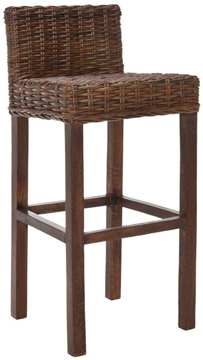 Safavieh - Cypress Barstool - Pecan Brown - Black - FOX6502A veiw 3