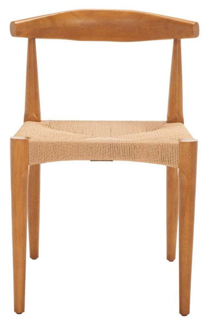 Safavieh - Dagney Woven Dining Chair - Walnut - Natural - DCH1008A veiw 1
