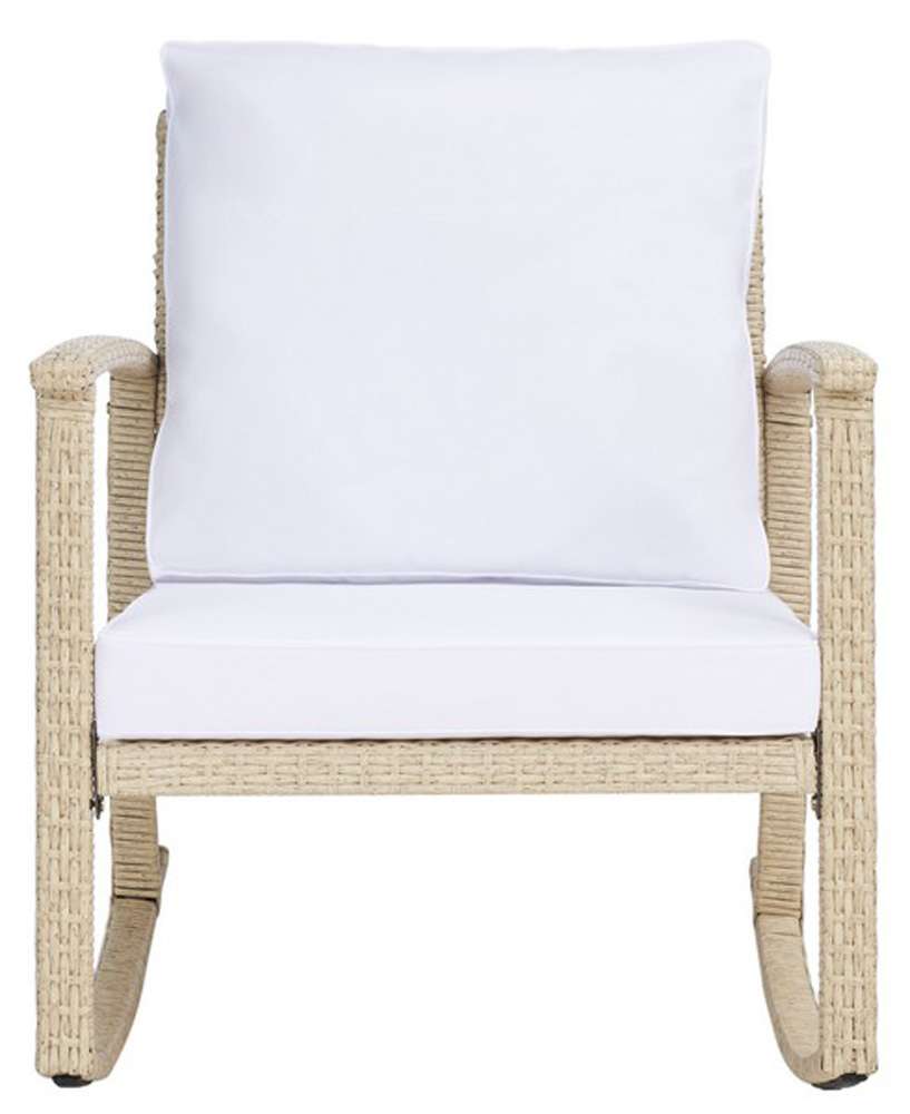 Safavieh - Daire Rocking Chair - Beige - White - PAT7721B veiw 1