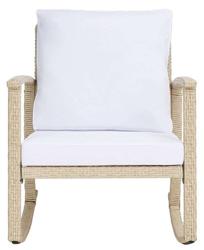 Safavieh - Daire Rocking Chair - Beige - White - PAT7721B veiw 1