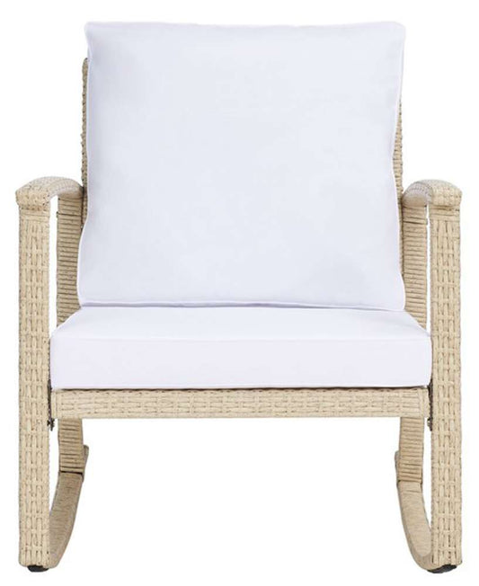 Safavieh - Daire Rocking Chair - Beige - White - PAT7721B veiw 1