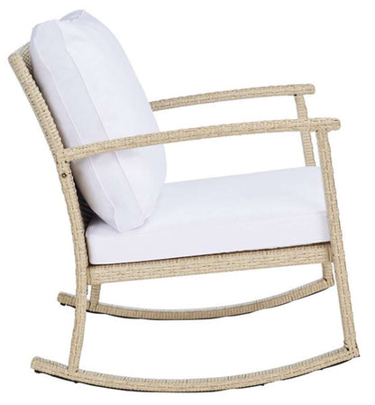 Safavieh - Daire Rocking Chair - Beige - White - PAT7721B veiw 4