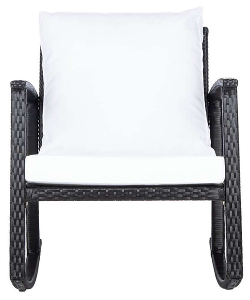 Safavieh - Daire Rocking Chair - Black - White - PAT7721A veiw 1