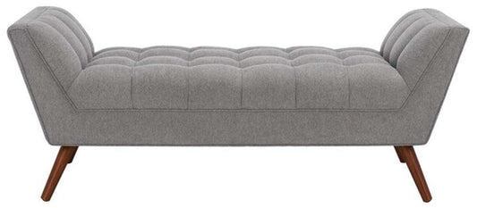 Safavieh - Couture - Damian Tufted Bench - Light Grey - SFV4755A veiw 1