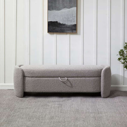 Safavieh - Couture - Danianna Boucle Bench - Light Brown - SFV4805B veiw 2