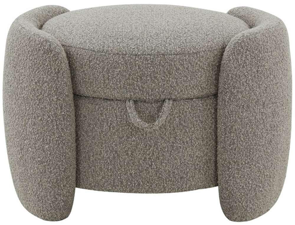Safavieh - Couture - Danianna Boucle Ottoman - Light Brown - SFV4804B veiw 1