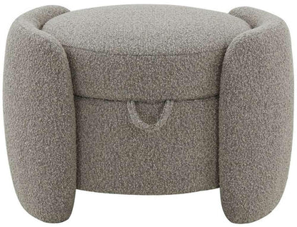 Safavieh - Couture - Danianna Boucle Ottoman - Light Brown - SFV4804B veiw 1