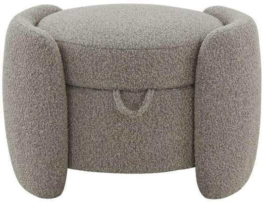Safavieh - Couture - Danianna Boucle Ottoman - Light Brown - SFV4804B veiw 1