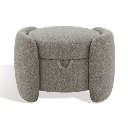 Safavieh - Couture - Danianna Boucle Ottoman - Light Brown - SFV4804B veiw 2