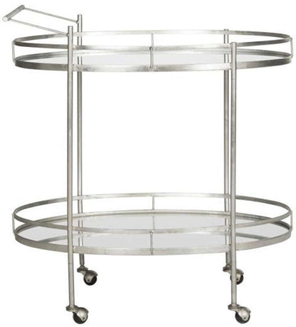 Safavieh - Dante Bar Cart - Silver - Mirror - FOX2553A veiw 1