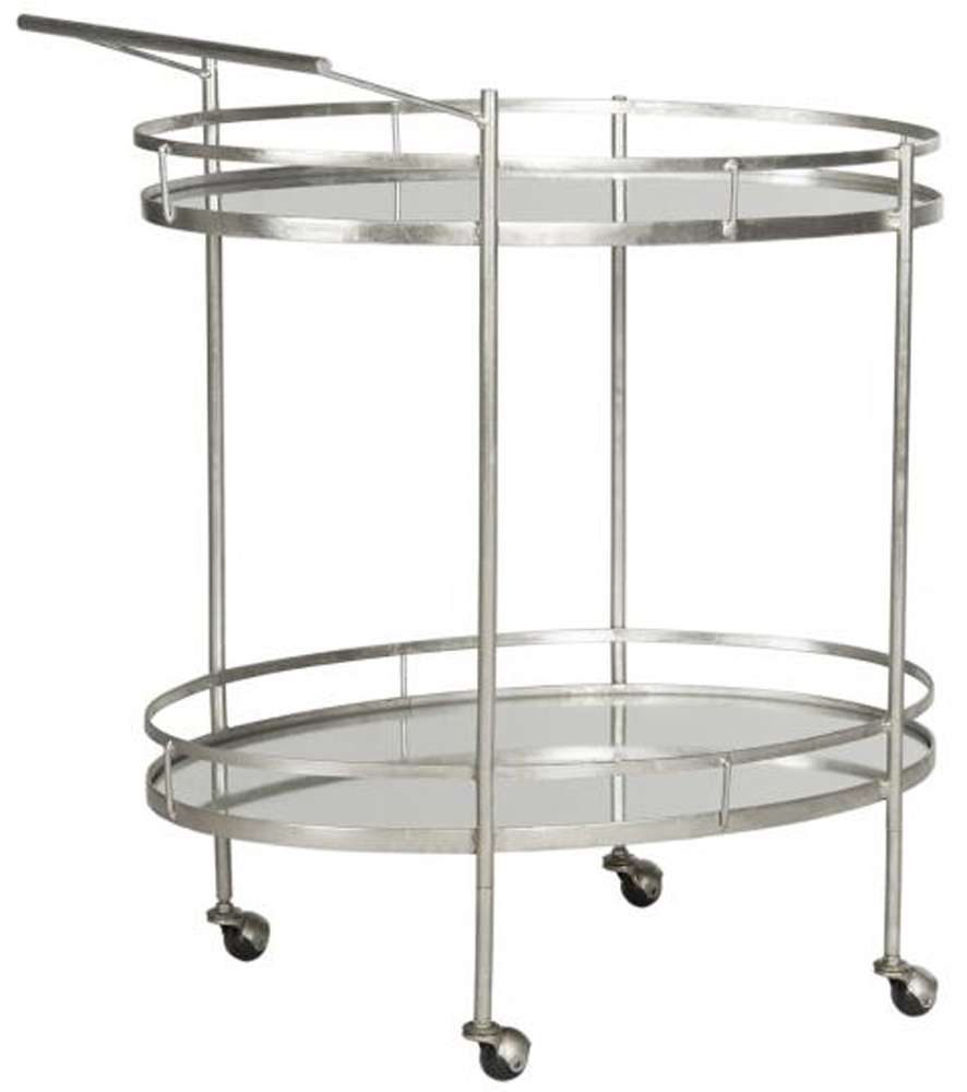 Safavieh - Dante Bar Cart - Silver - Mirror - FOX2553A veiw 3