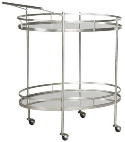 Safavieh - Dante Bar Cart - Silver - Mirror - FOX2553A veiw 3