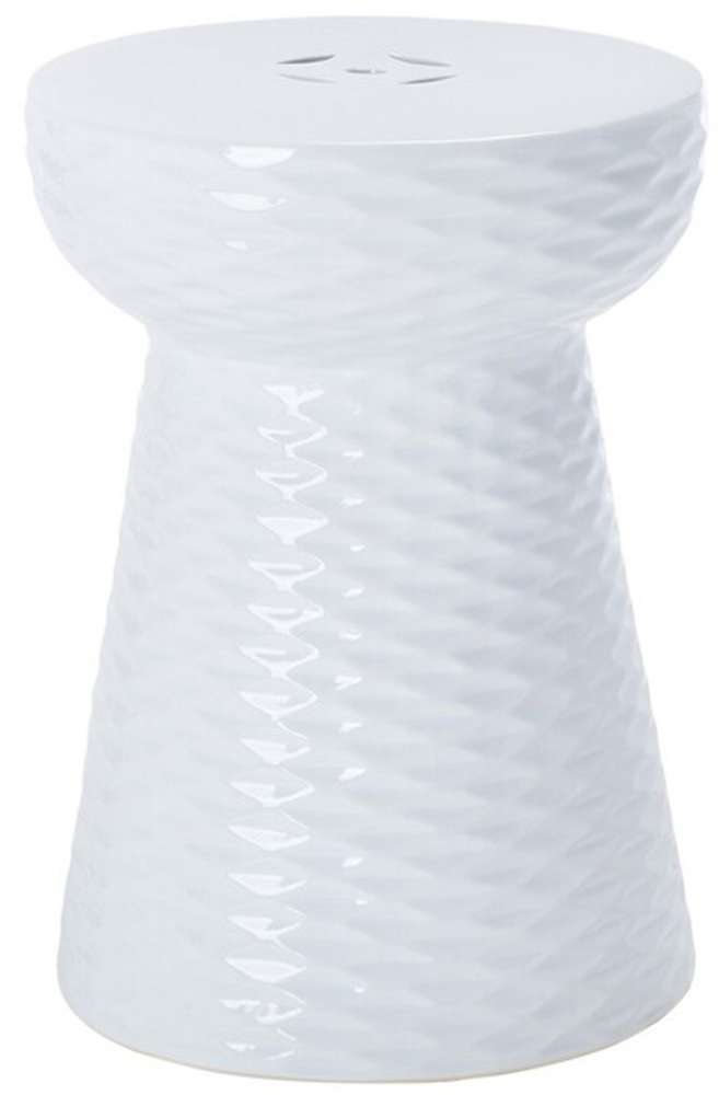 Safavieh - Daphne Garden Stool - White - ACS4523A veiw 1