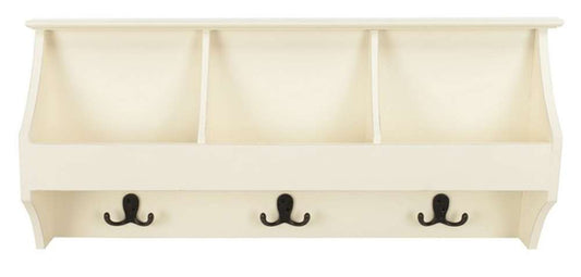 Safavieh - Darcey Hanging Strg Wall Rack - White - HAC5702C veiw 1