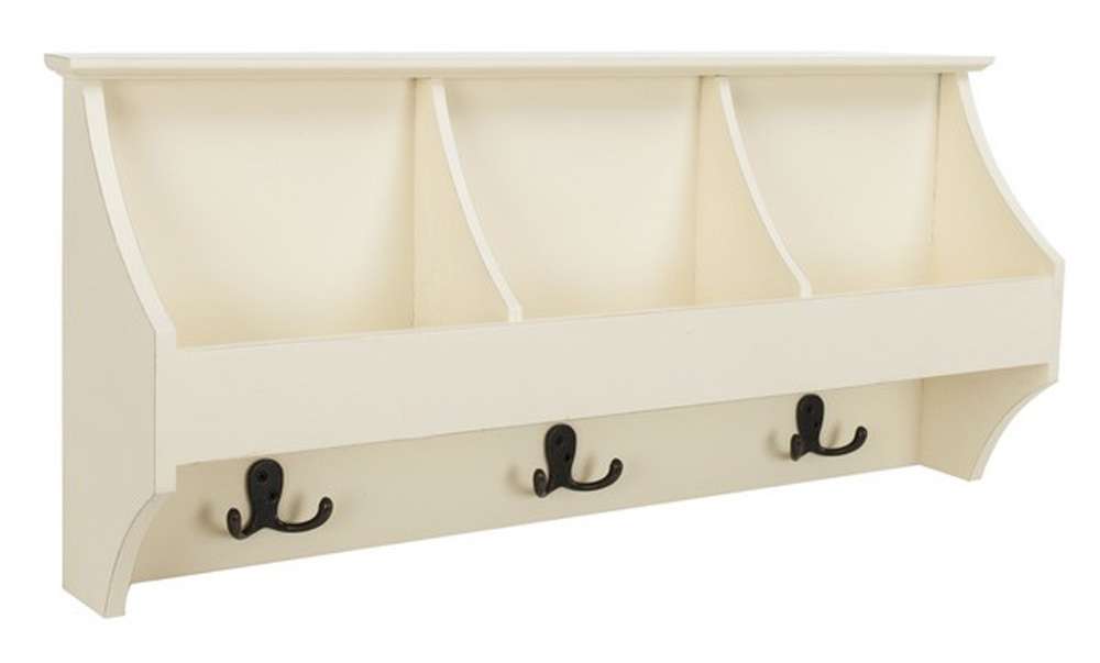 Safavieh - Darcey Hanging Strg Wall Rack - White - HAC5702C veiw 3