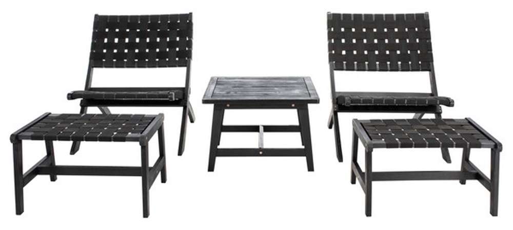 Safavieh - Darryl Living Set - Black - Black - PAT7078C veiw 1
